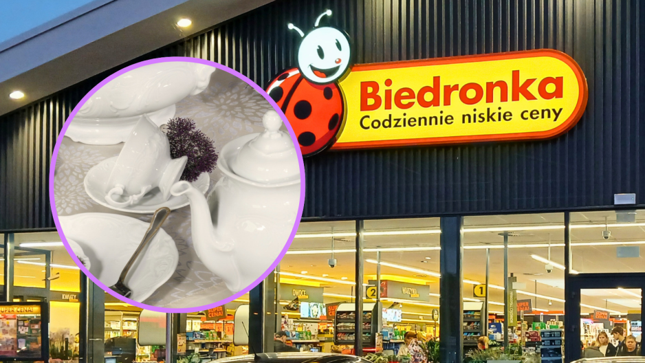 biedronka porcelana z chodzieży