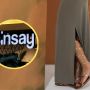 Spódnica khaki Sinsay