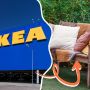 Akacjowa ławka z Ikea