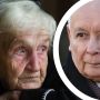 smutna seniorka, jarosław kaczyński