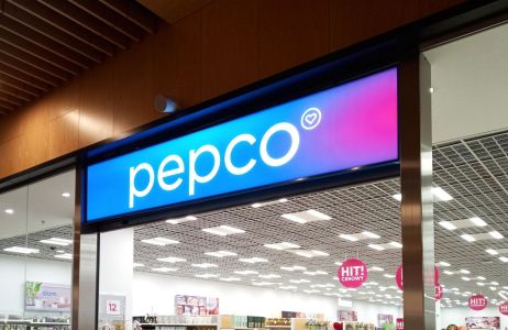 Żakardowa zasłona Pepco