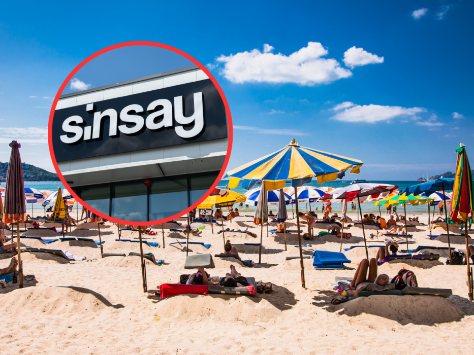 leżak na plażę