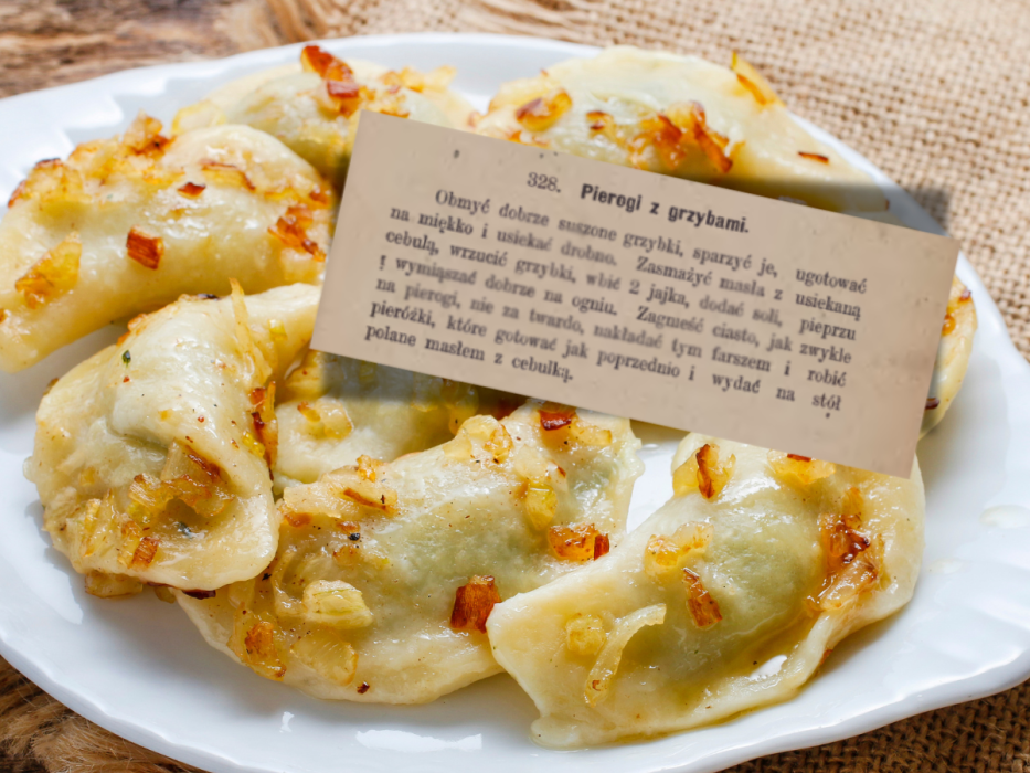 pierogi z grzybami