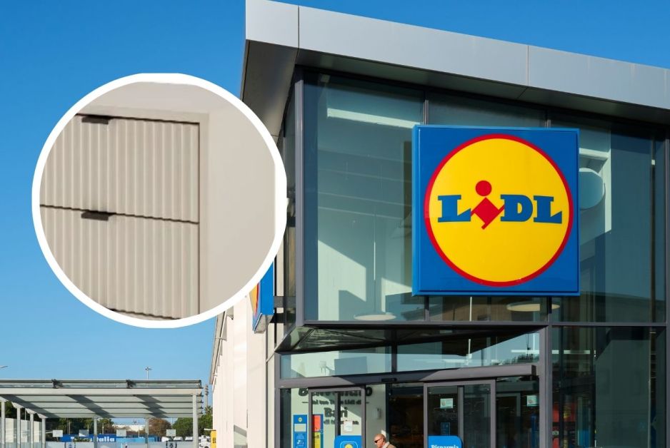 Ryflowana komoda z Lidla