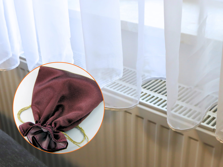 woreczek i kaloryfer zapach