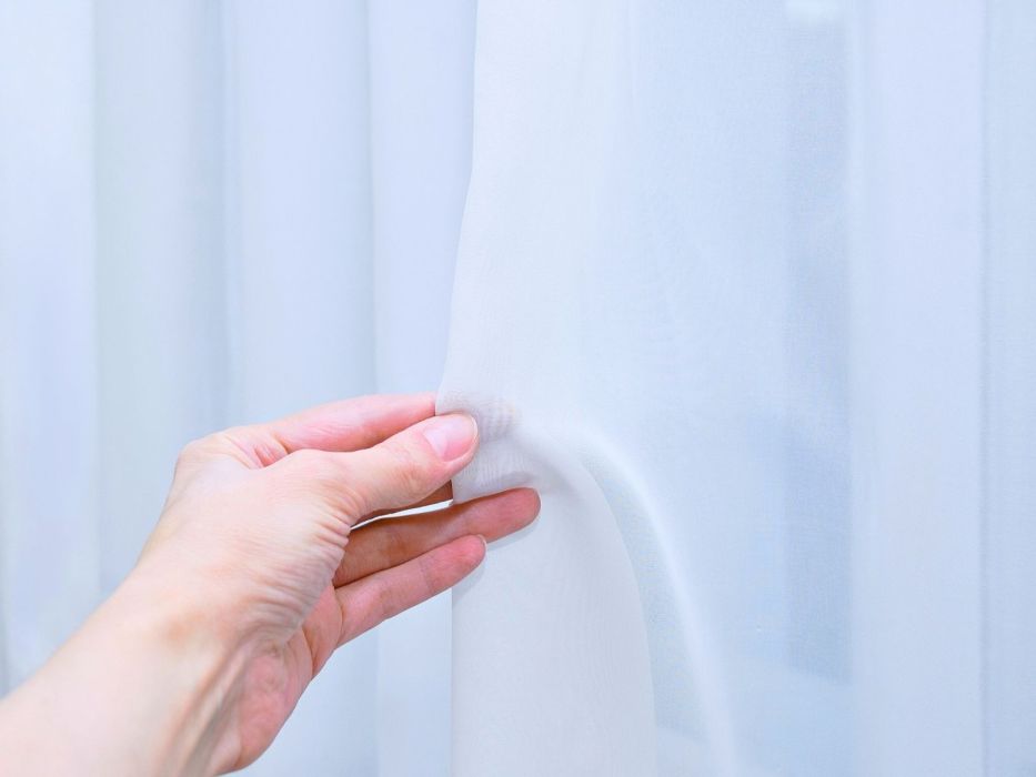 sposób na białe firanki