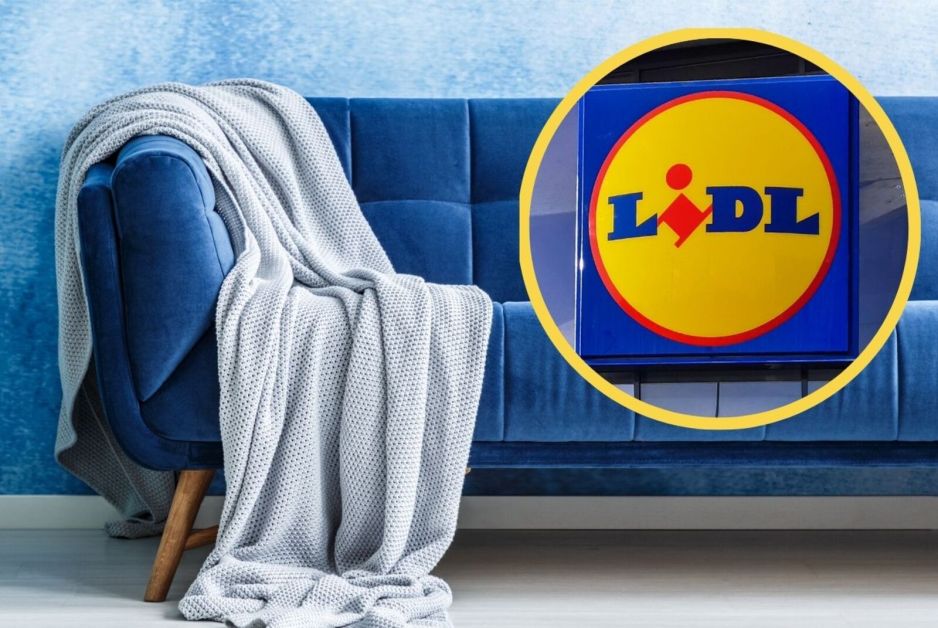 Szenilowy kocyk z Lidla