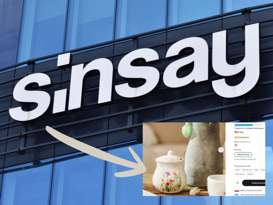 Ceramiczna cukiernica z Sinsay