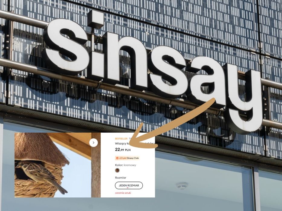 Fruwający domek dla ptaków