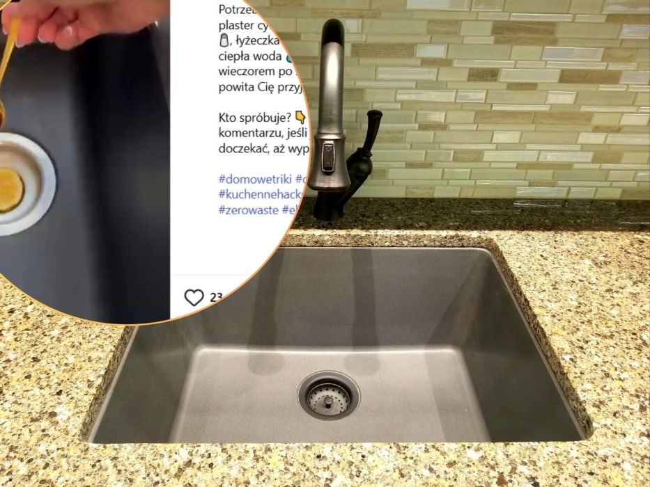 odpływ domowy trik zapach