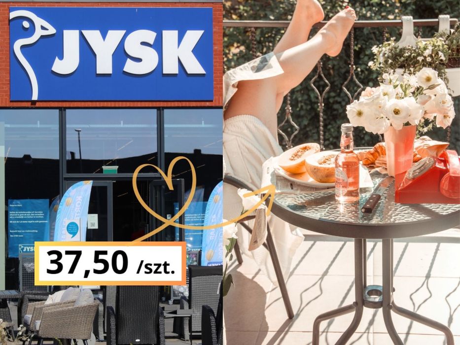 stolik na balkon z Jysk