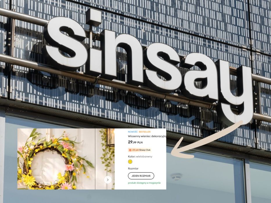 Wiosenny wieniec z Sinsay