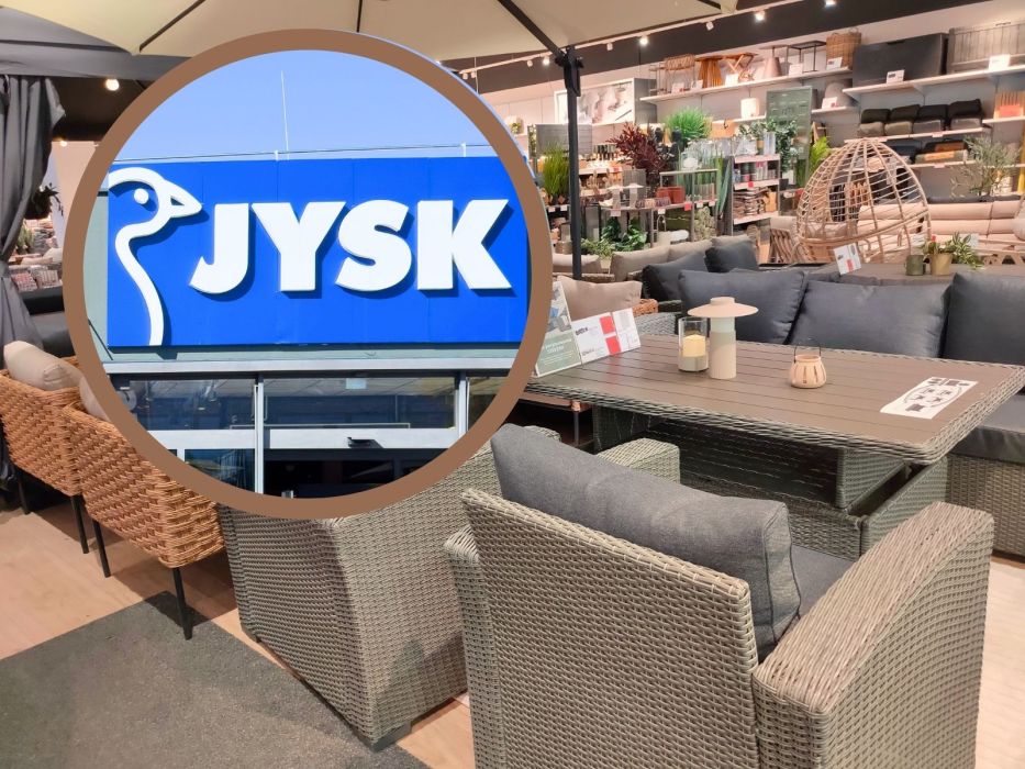 jysk krzesło plecione