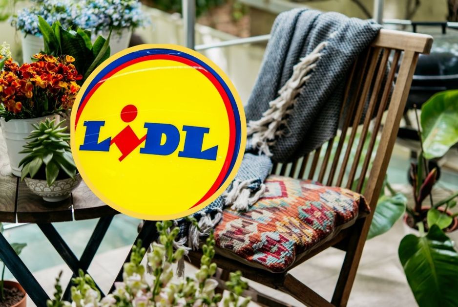 Ryflowana ławeczka z Lidla