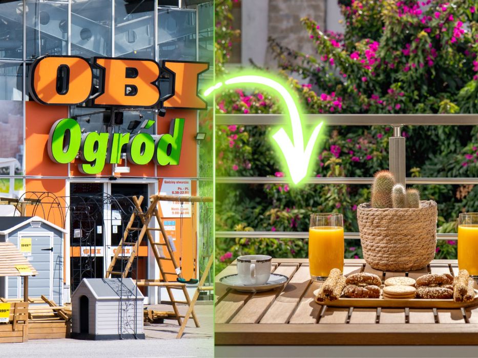 stolik na balkon z Obi