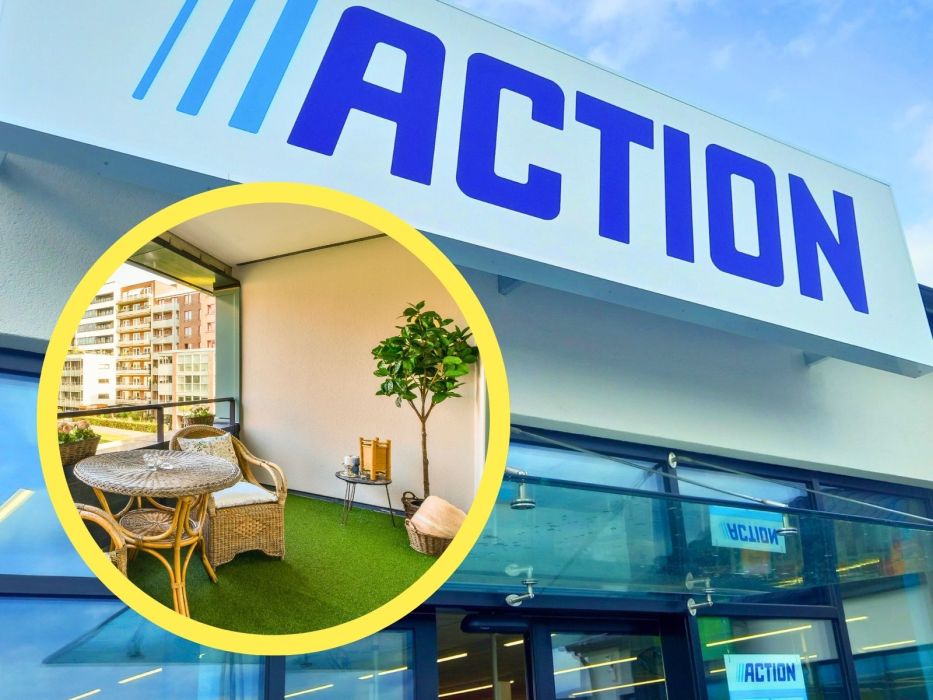 action sztuczna trawa na balkon