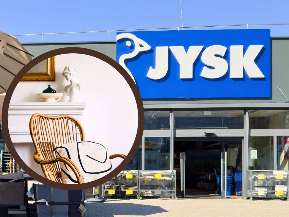 jysk fotel rattanowy