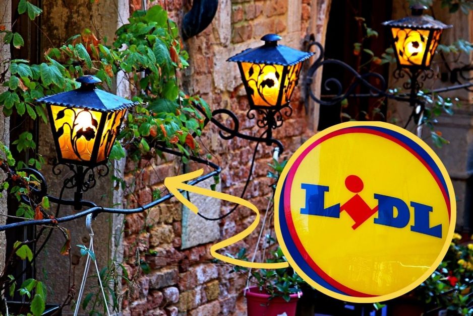 Lampki solarne z Lidla migoczące jak płomień