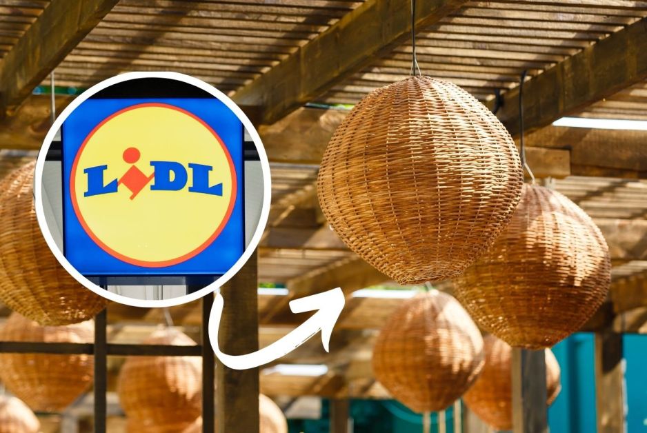 Lampy solarne z Lidla z plecionki