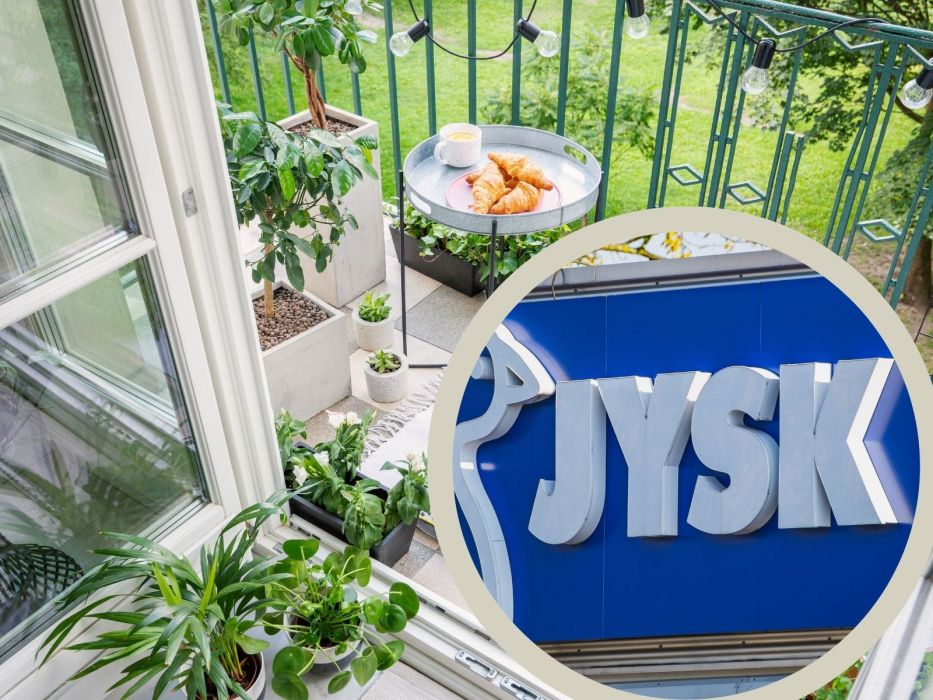 Ławeczka na balkon z Jysk