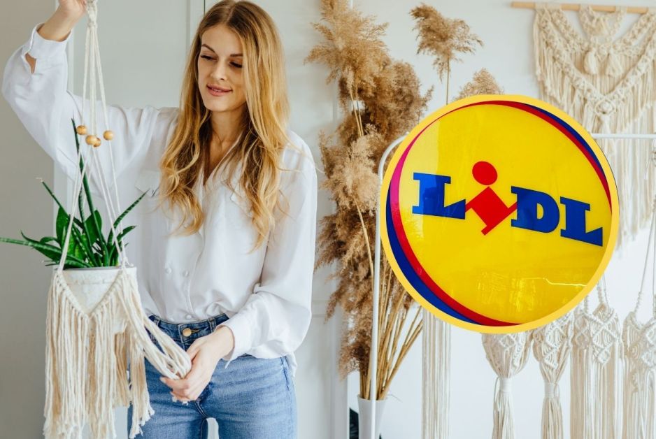 Plecione doniczki z Lidla