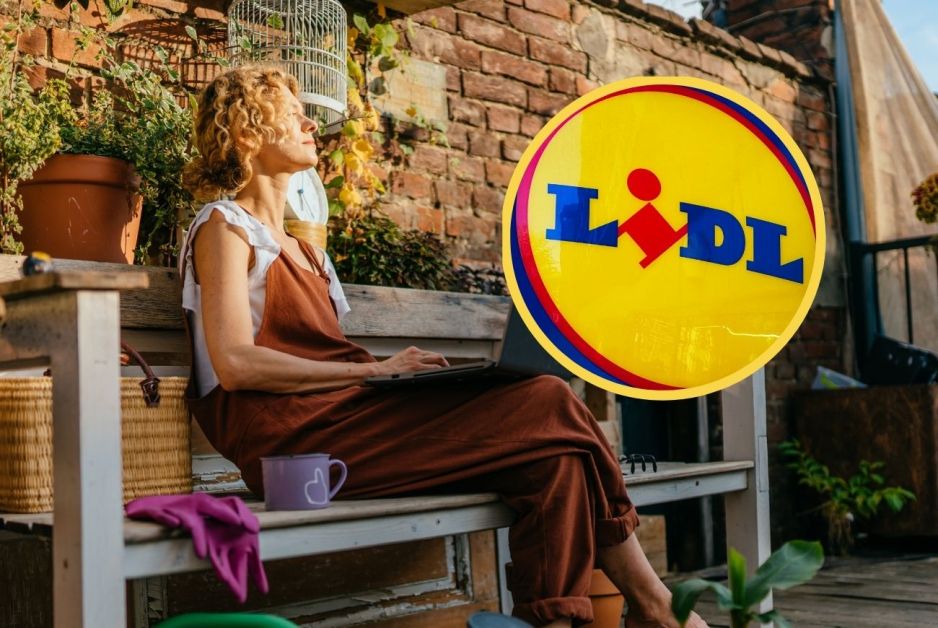 Ryflowana ławeczka z Lidla