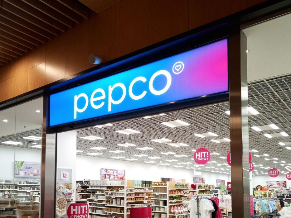 Żakardowa zasłona Pepco