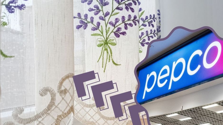 Haftowane firany z Pepco