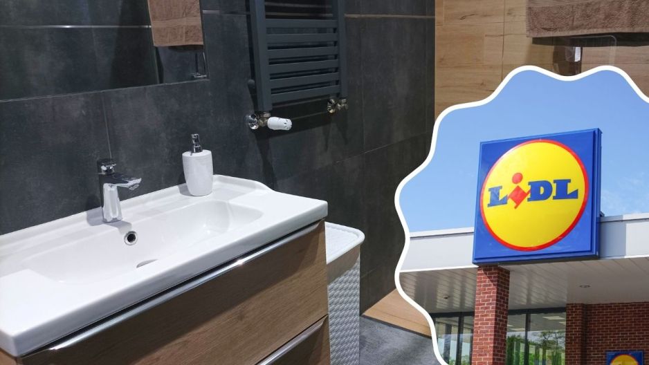 Bambusowy regał Lidl