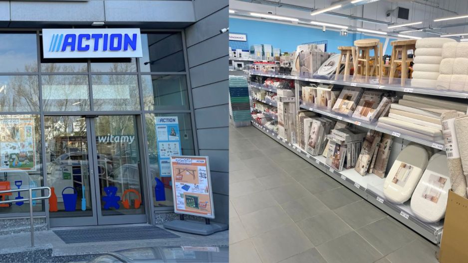 Action taboret stolik krzesło 2w1