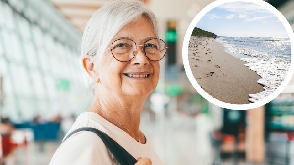seniorka w okularach