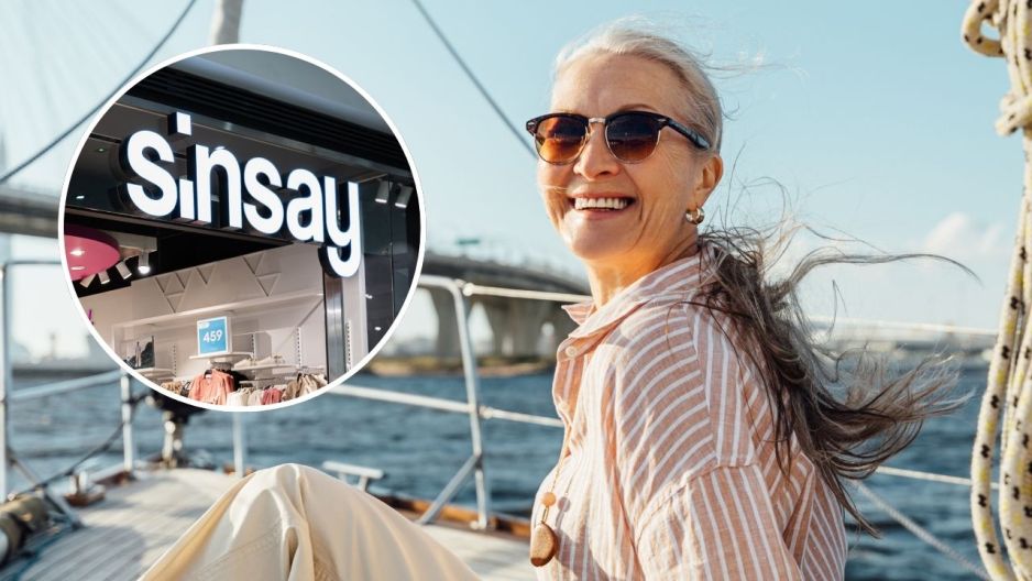 Wiskozowy komplet z Sinsay