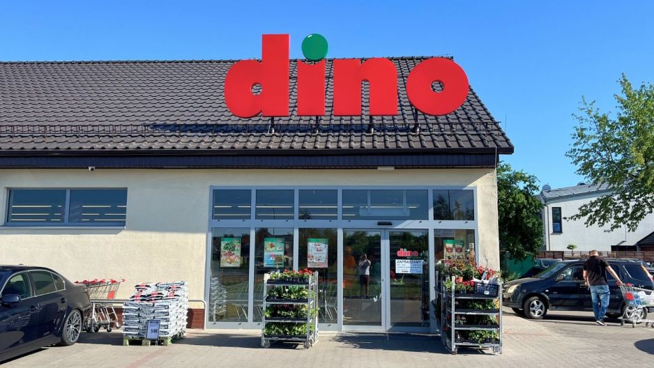 dino lampki solarne