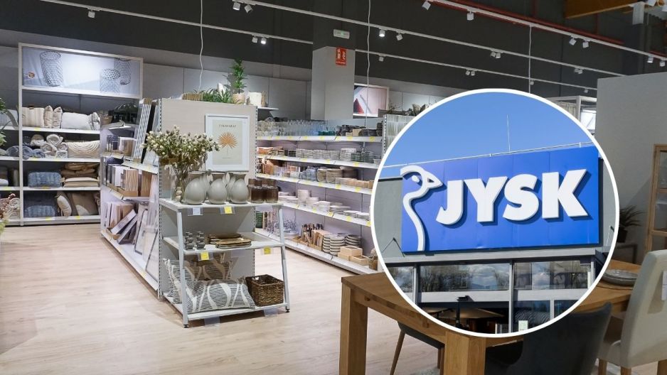 Pleciony stojak z Jysk