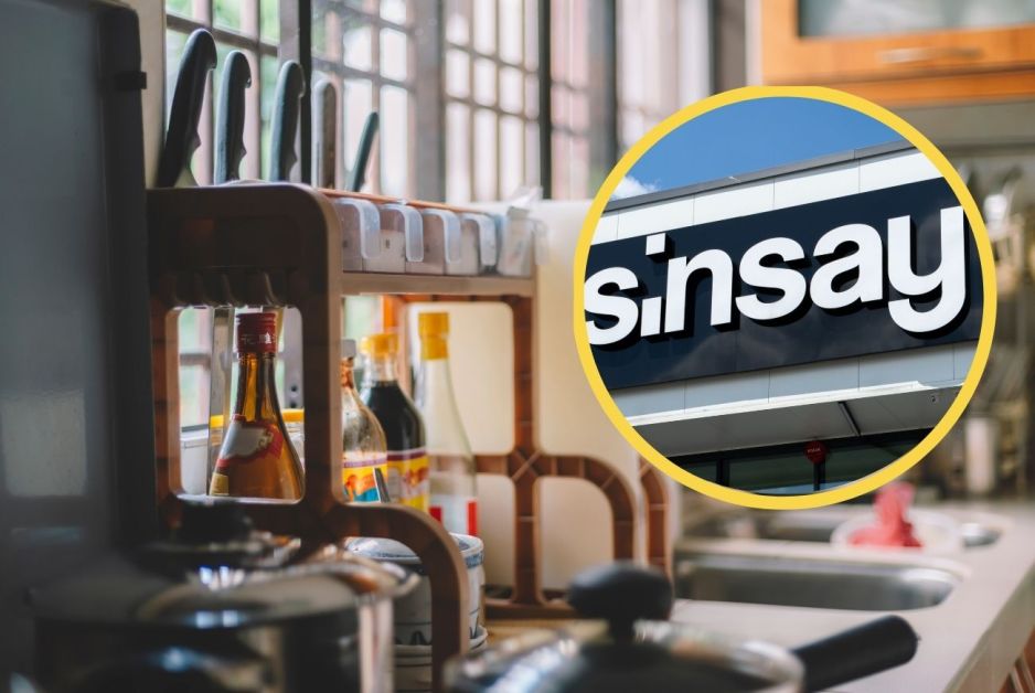 Organizer z Sinsay powiększa mi blat w kawalerce