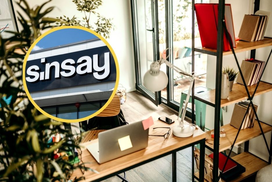Trzypoziomowy regał z Sinsay