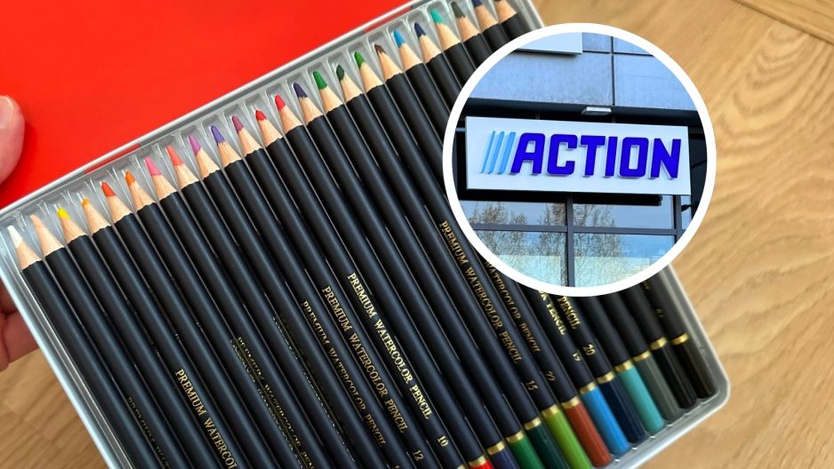 action kredki akwarelowe