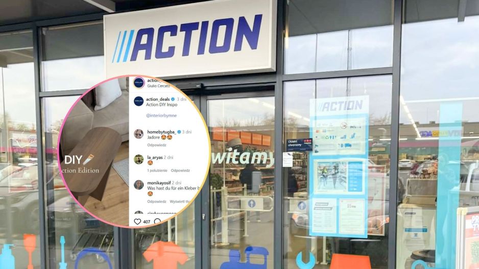 Action stolik DIY