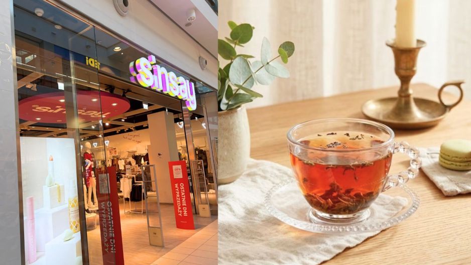 Sinsay filiżanki ze spodkiem