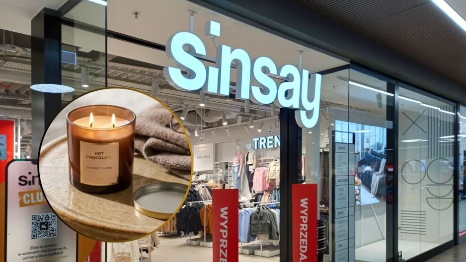 Świeca z Sinsay