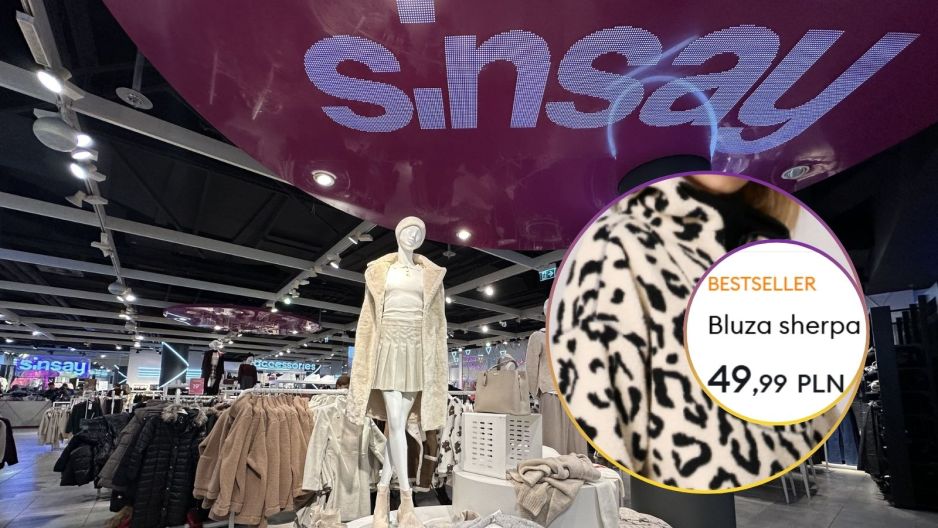 Bluza sherpa z Sinsay