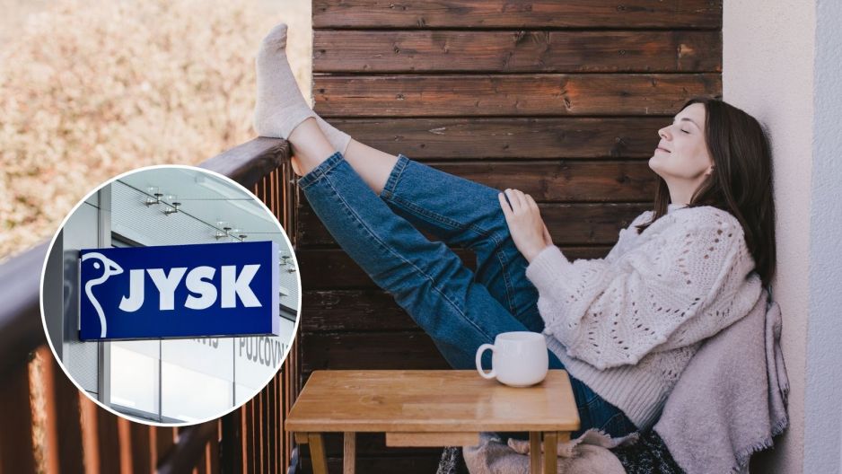 Krzesło na balkon z Jysk