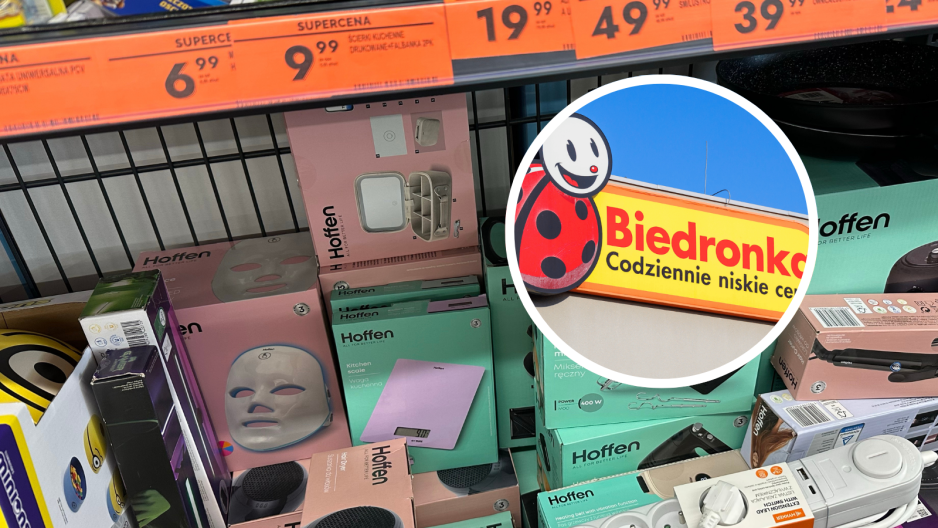 maska LED Biedronka