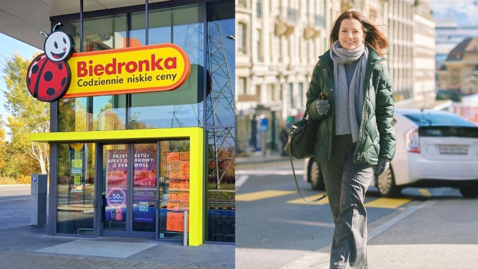 Pikowany płaszcz z Biedronki