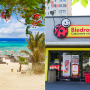 namiot plażowy w Biedronce
