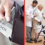 Pieniądze, emeryt podczas rehabiltacji